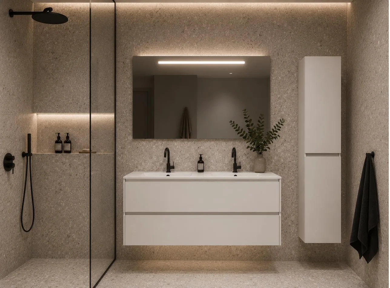 FIXT Style badmeubelset met LED-spiegel